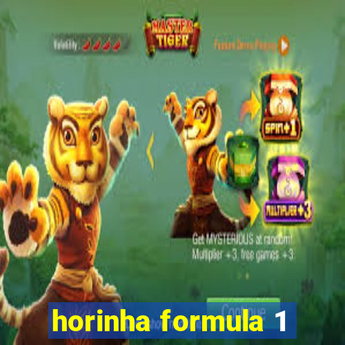 horinha formula 1